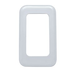 UP42018-Chrome Plastic Window Switch Bezel For 2000-2010 International 9900i/9400i/9200i (Card of 3)