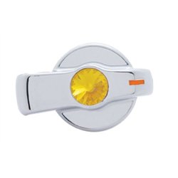 UP42022-A/C Knob (Newer Model) With Amber Crystal For 2005-2010 Freightliner