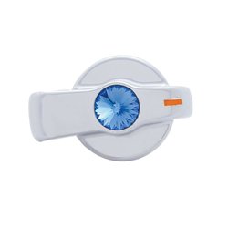 UP42023-A/C Knob (Newer Model) With Blue Crystal For 2005-2010 Freightliner