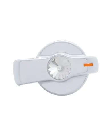 UP42024-A/C Knob (Newer Model) With Clear Crystal For 2005-2010 Freightliner