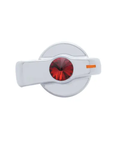 UP42027-A/C Knob (Newer Model) With Red Crystal For 2005-2010 Freightliner