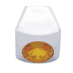 UP42030-A/C Slider Control Knob With Amber Crystal For Freightliner (3-Pack)