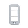 UP42039-Rocker Switch Cover With 3 Openings With Indented For Freightliner (3-Pack)