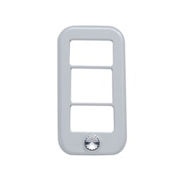 UP42042-Rocker Switch Cover With 3 Openings & Clear Crystal For Freightliner (3-Pack)