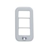 UP42042-Rocker Switch Cover With 3 Openings & Clear Crystal For Freightliner (3-Pack)