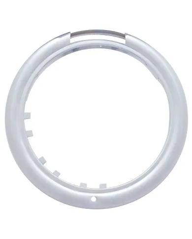 UP30399-Stainless Steel Classic Headlight Bezel With Turn Signal Cutout