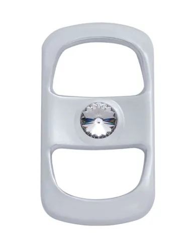 UP42051-Rocker Switch Cover With Clear Crystal For Freightliner (3-Pack)