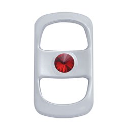 UP42054-Rocker Switch Cover With Red Crystal For Freightliner (3-Pack)