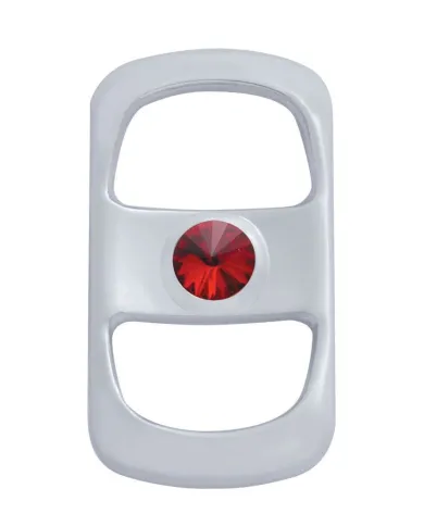 UP42054-Rocker Switch Cover With Red Crystal For Freightliner (3-Pack)