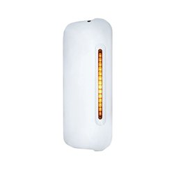 UP42078-Mirror Cover With 14 LED 12" Light Bar For 2005+ Freightliner  (Passenger) - Amber LED/Amber Lens