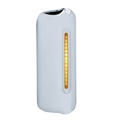 UP42078-Mirror Cover With 14 LED 12" Light Bar For 2005+ Freightliner  (Passenger) - Amber LED/Amber Lens