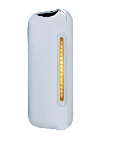 UP42078-Mirror Cover With 14 LED 12" Light Bar For 2005+ Freightliner  (Passenger) - Amber LED/Amber Lens
