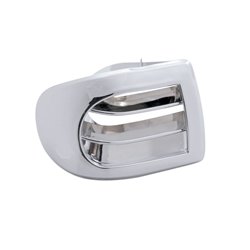 UP42091-Chrome Plastic A/C Vent For 2008-2017 Freightliner Cascadia - Driver/Fixed