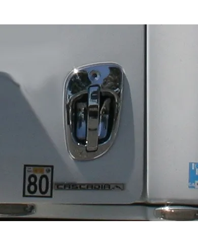 UP42093-Chrome Exterior Door Handle Cover For Freightliner Cascadia (2008-2017) And M2 (2004+) - Driver