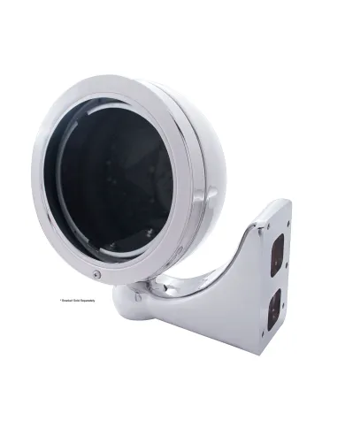 UP30409-Stainless Steel "BULLET" Classic Headlight Housing - No Turn Signal