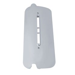 UP42307-Chrome Plastic Mirror Cover With LED Cutout For 2005 & Older Freightliner Century - Driver