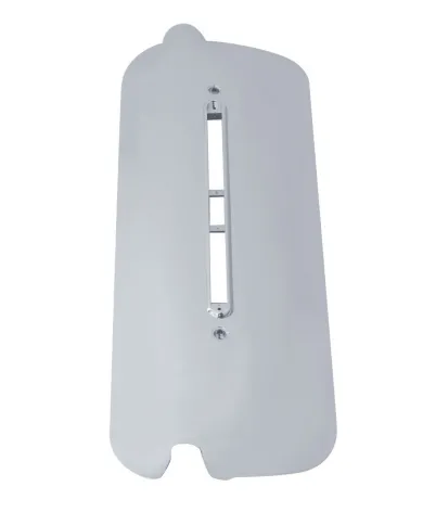 UP42307-Chrome Plastic Mirror Cover With LED Cutout For 2005 & Older Freightliner Century - Driver