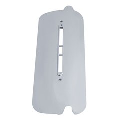 UP42308-Chrome Plastic Mirror Cover With LED Cutout For 2005 & Older Freightliner Century - Passenger