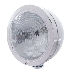 UP30411-Stainless Steel "Bullet" Classic Headlight H6024 Bulb