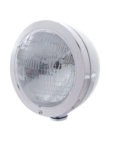 UP30411-Stainless Steel "Bullet" Classic Headlight H6024 Bulb