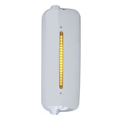 UP42322-Mirror Cover With 19 Amber LED 12" Reflector Light Bar For Pre-2005 FL Century- Driver -Amber Lens