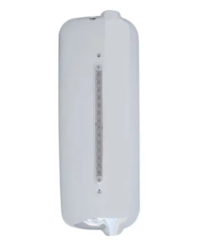 UP42325-Mirror Cover With 14 LED 12" Light Bar For 2005 & Older Freightliner (Passenger) - Amber LED/Clear Lens
