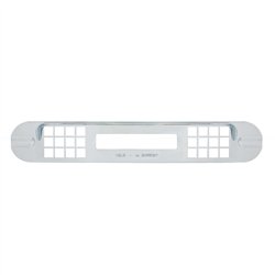UP42372-Chrome Plastic Center Dash Warning Light Panel Cover For Freightliner Cascadia