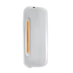 UP42398-Mirror Cover With 24 Amber LED 12" GloLight For 2005+ Freightliner Century/Columbia- Driver-Amber Lens