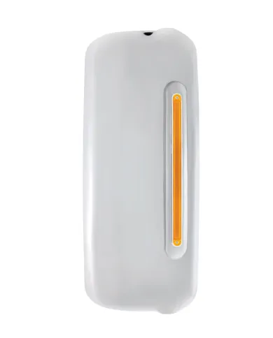 UP42399-Mirror Cover With 24 Amber LED 12" GloLight For 2005+ Freightliner Century/Columbia- Passenger-Amber Lens