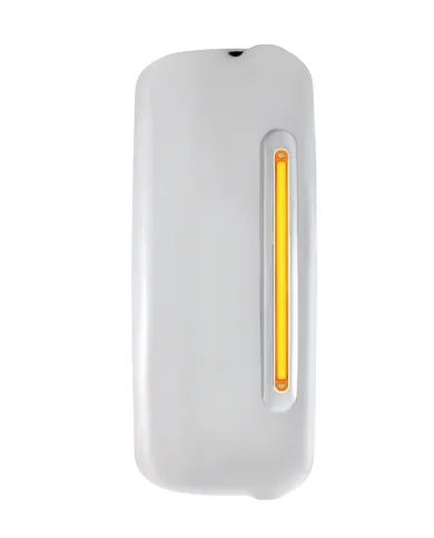 UP42399-Mirror Cover With 24 Amber LED 12" GloLight For 2005+ Freightliner Century/Columbia- Passenger-Amber Lens