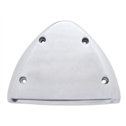 UP30419-Polished Aluminum Headlight Turn Signal Cover Kit For Peterbilt (Pair)