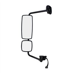 UP42411-Chrome Mirror Assembly With Power Adjust & Heated For Freightliner M2 - Driver