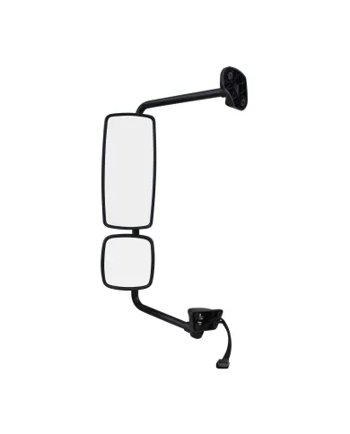 UP42411-Chrome Mirror Assembly With Power Adjust & Heated For Freightliner M2 - Driver