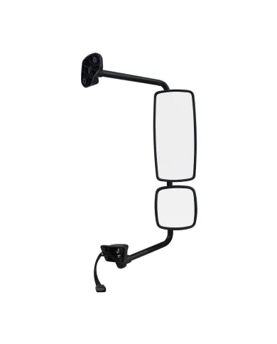 UP42412-Chrome Mirror Assembly With Power Adjust & Heated For Freightliner M2 - Passenger