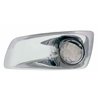 UP42711-Fog Light Cover With 17 Amber LED Watermelon Light & Visor For 2007-17 KW T660- Driver -Clear Lens