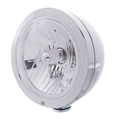 UP30426-Stainless Steel "Bullet" Classic Headlight Crystal H4 Bulb