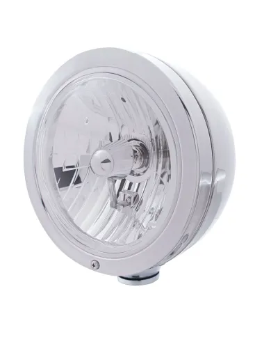 UP30426-Stainless Steel "Bullet" Classic Headlight Crystal H4 Bulb