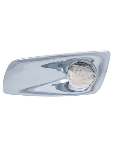 UP42727-Fog Light Cover With 19 LED Watermelon Light & Visor For 2007-17 KW T660 (Driver) - Amber LED/ Clear Lens