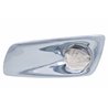 UP42727-Fog Light Cover With 19 LED Watermelon Light & Visor For 2007-17 KW T660 (Driver) - Amber LED/ Clear Lens