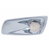 UP42731-Fog Light Cover With 19 LED Reflector Light & Visor For 2007-17 KW T660 (Driver) - Amber LED/ Clear Lens
