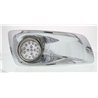 UP42735-Fog Light Cover With 17 Amber LED Clear Style Reflector Light For 2007-17 KW T660- Passenger -Clear Lens