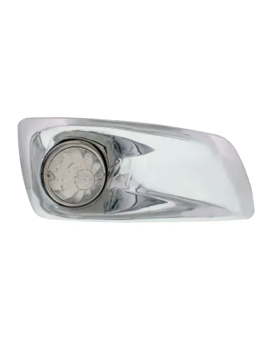 UP42739-Fog Light Cover With 17 Amber LED Hi/Lo Watermelon Light For 2007-17 KW T660- Passenger -Clear Lens
