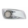 UP42739-Fog Light Cover With 17 Amber LED Hi/Lo Watermelon Light For 2007-17 KW T660- Passenger -Clear Lens