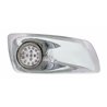 UP42741-Fog Light Cover With 17 Amber LED Hi/Lo Clear Style Reflector Light For 2007-17 KW T660- Passenger -Clear Lens