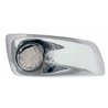 UP42743-Fog Light Cover With Amber LED Watermelon Light & Visor For 2007-17 KW T660- Passenger -Clear Lens