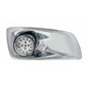 UP42751-Fog Light Cover With 17 Amber LED Hi/Lo Reflector Light & Visor For 2007-17 KW T660- Passenger-Clear Lens