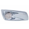 UP42761-Fog Light Cover With 19 LED Beehive Light & Visor For 2007-17 KW T660 (Passenger) - Amber LED/ Clear Lens