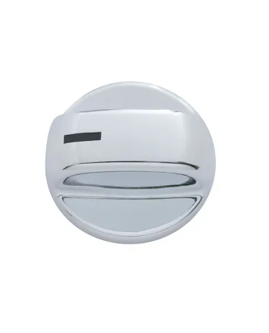 UP42810-Chrome Plastic A/C Knob Cover For 2003-2017 Volvo VNL (3-Pack)