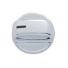 UP42810-Chrome Plastic A/C Knob Cover For 2003-2017 Volvo VNL (3-Pack)