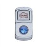 UP45067-"Diagnostic" Rocker Switch Cover With Blue Crystal